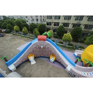 Water Slide For Adult Large Swimming Pool Water Park Pop For Sale-30x30x7m