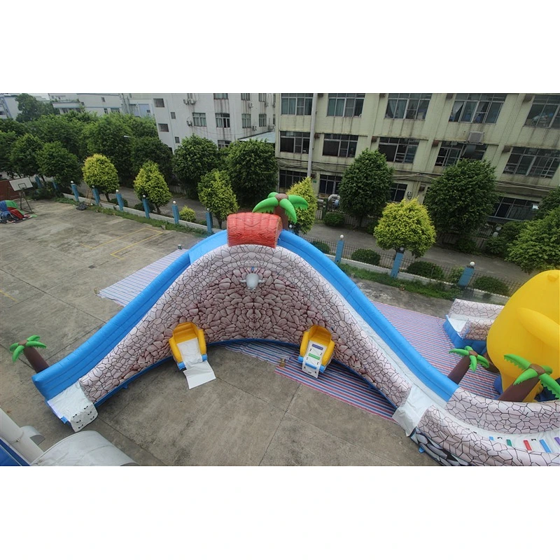 Water Slide For Adult Large Swimming Pool Water Park Pop For Sale-30x30x7m