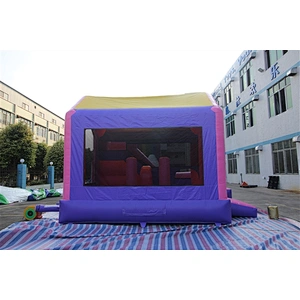 pink Cinderella princess bouncer with slide jumping castle&Inflatable Combo-6x4x4M