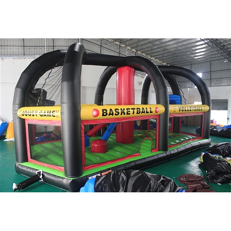 exciting inflatable sport games inflatable wrecking ball game inflatable sports-12x5x4m