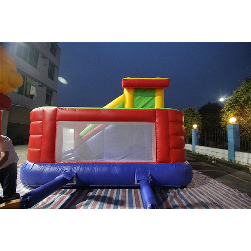 bouncer with slide fun city inflatable amusement park-10x5x4M