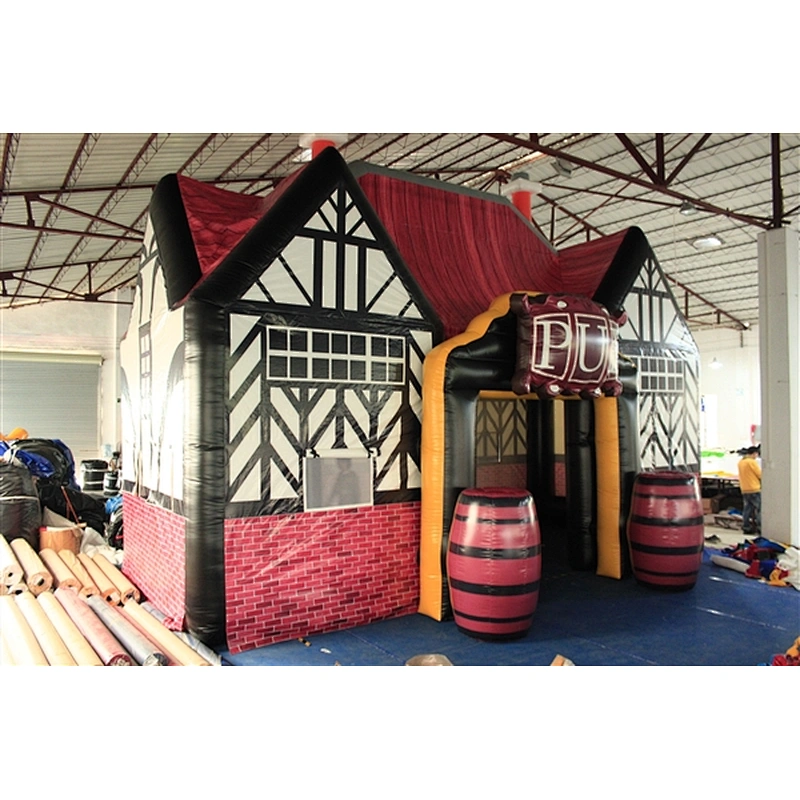 Hot Outdoor Inflatable Party Tent House Inflatable Bar Inflatable pub for sale-5x8x6.2M