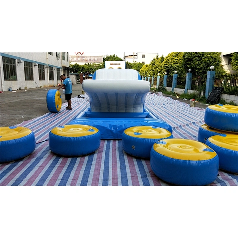 inflatable water obstacle