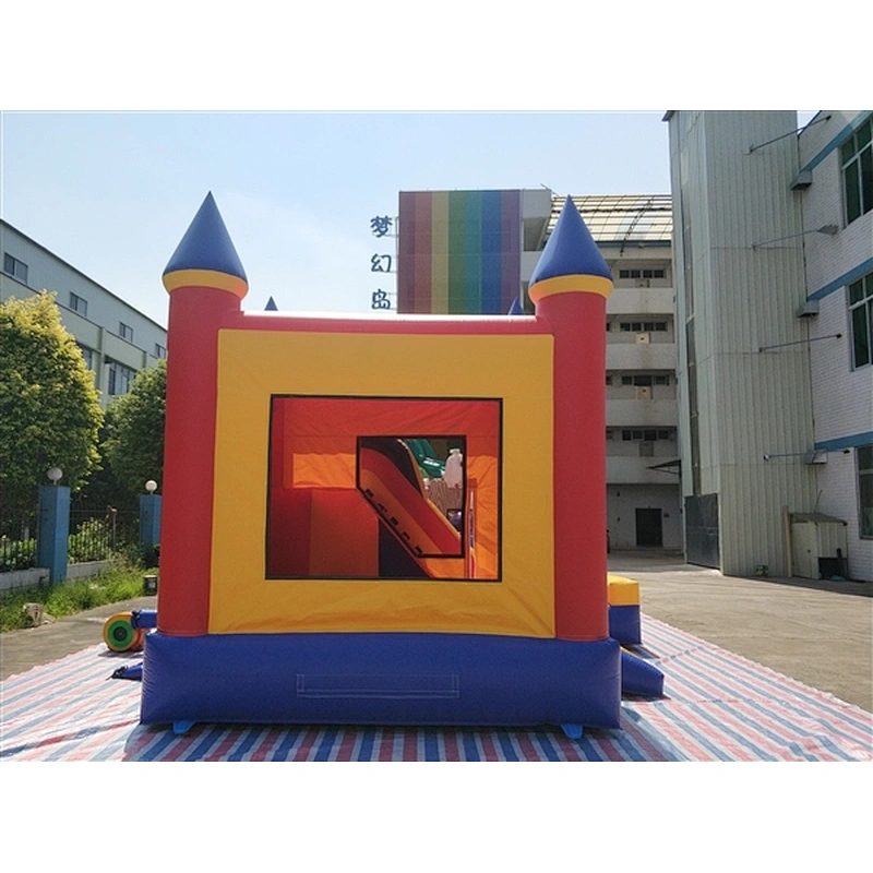 bouncer with slide jumping castle&basic castle&Inflatable Combo-5x4.8x4M