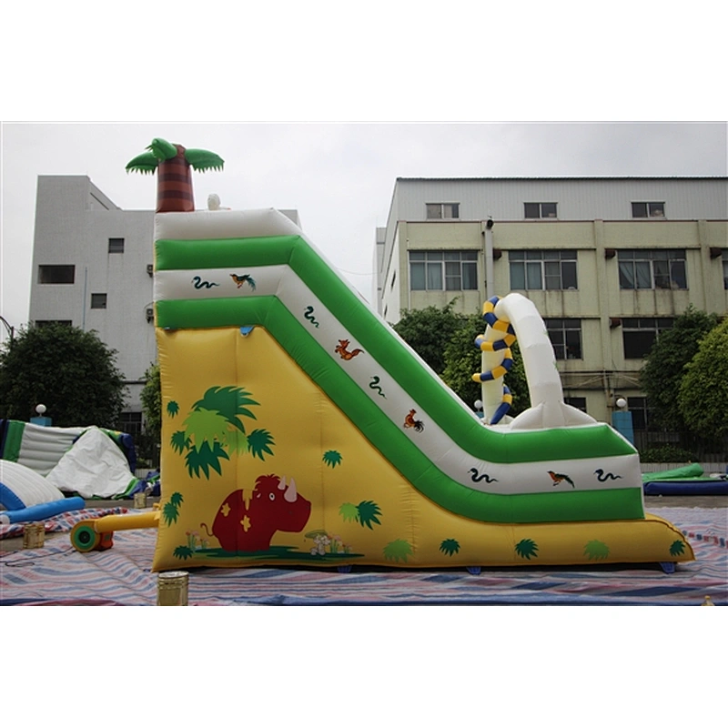 hawaii coconut tree tropical style inflatable bouncer slide Inflatable Slide-6x4x5M