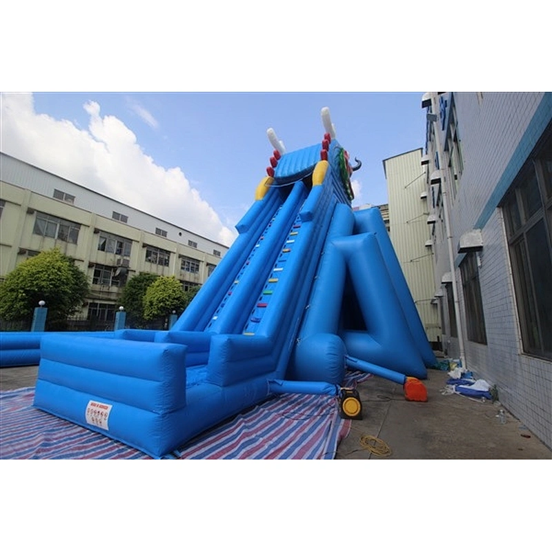 Used Slip N Pool Clearance Floating Adult Giant Inflatable Bouncer Water Slide For Sale-50x14x14M