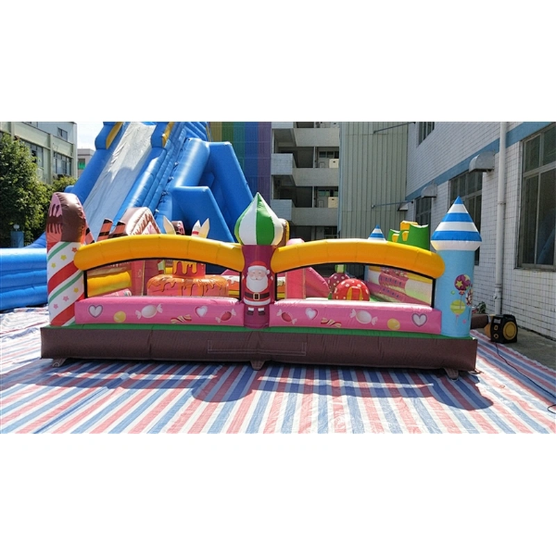 sweet and cute cake bakery doughnut candy jumping castle jumping bouncer Inflatable Bouncer-6x6x2M