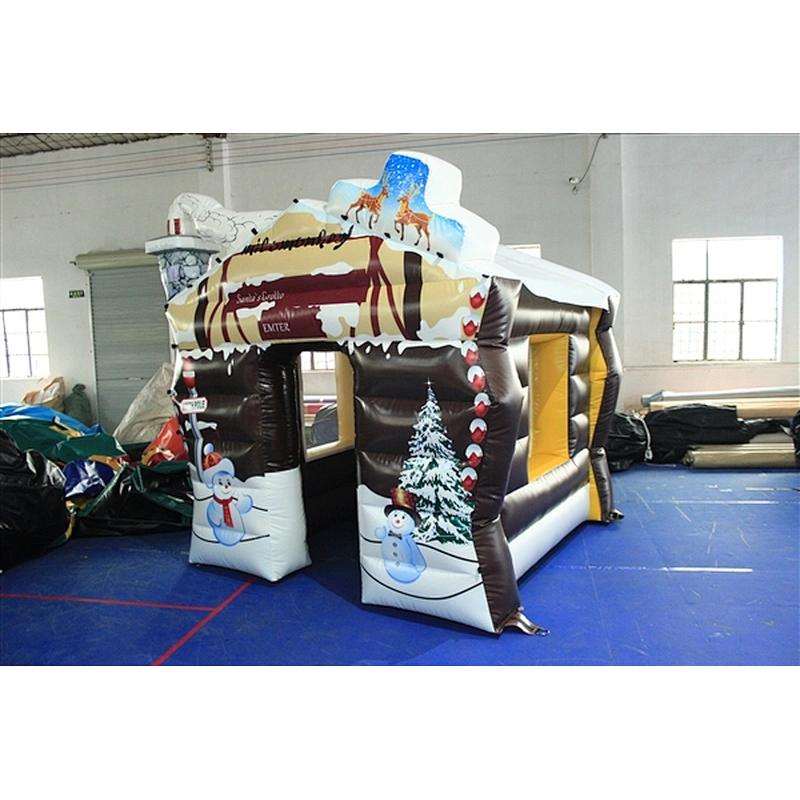 Hot sale giant inflatable santa grotto for your choice-2.5x2.5x2M