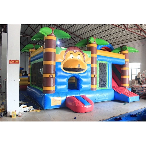 jungle  monkey jumping castle jumping bouncer Inflatable Bouncer-6x4x4M