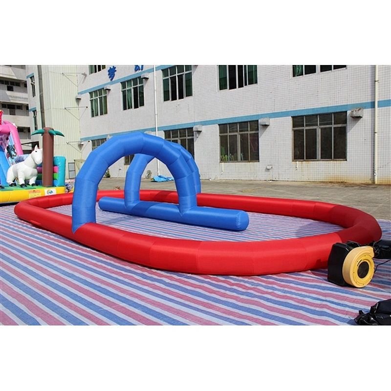 New design go kart inflatable circuit racing track for sporting events, inflatable race track for sale-10x5x2m