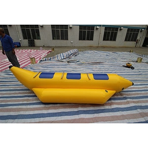 Funny Cheap Inflatable Boat Crazy Double Row Banana Boat Inflatable Banana Boat For Sale-3m