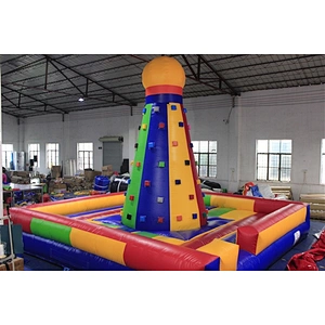 Inflatable Rock Climbing Wall Commercial Inflatable Adult Climbing Wall Rock Bouncer for Sale-5x5x5m