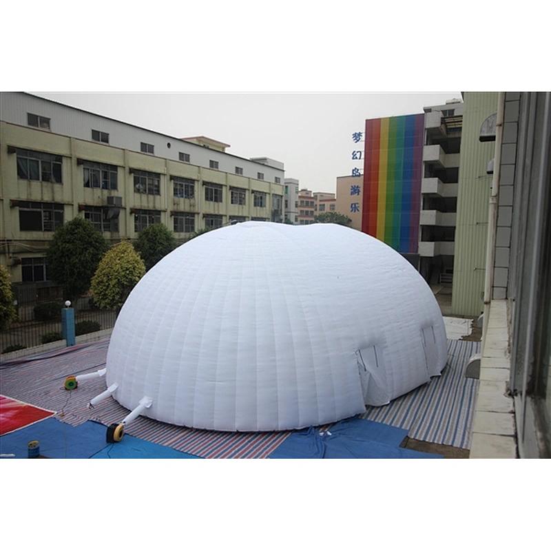 Giant Large Commercial Facet Clear Transparent Led Family Wedding Camping Bubble Inflatable Yurt Tent-12x18x5m
