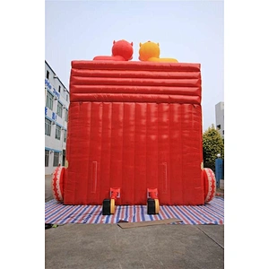 chinese style lucky dragon new year festival Inflatable Slide-8x6x7M