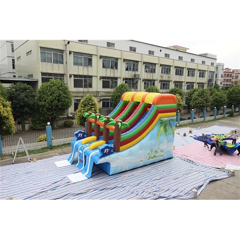inflatable slide named Lane Climb Slide can be customized giant inflatable water slide for sale-8x5x5m