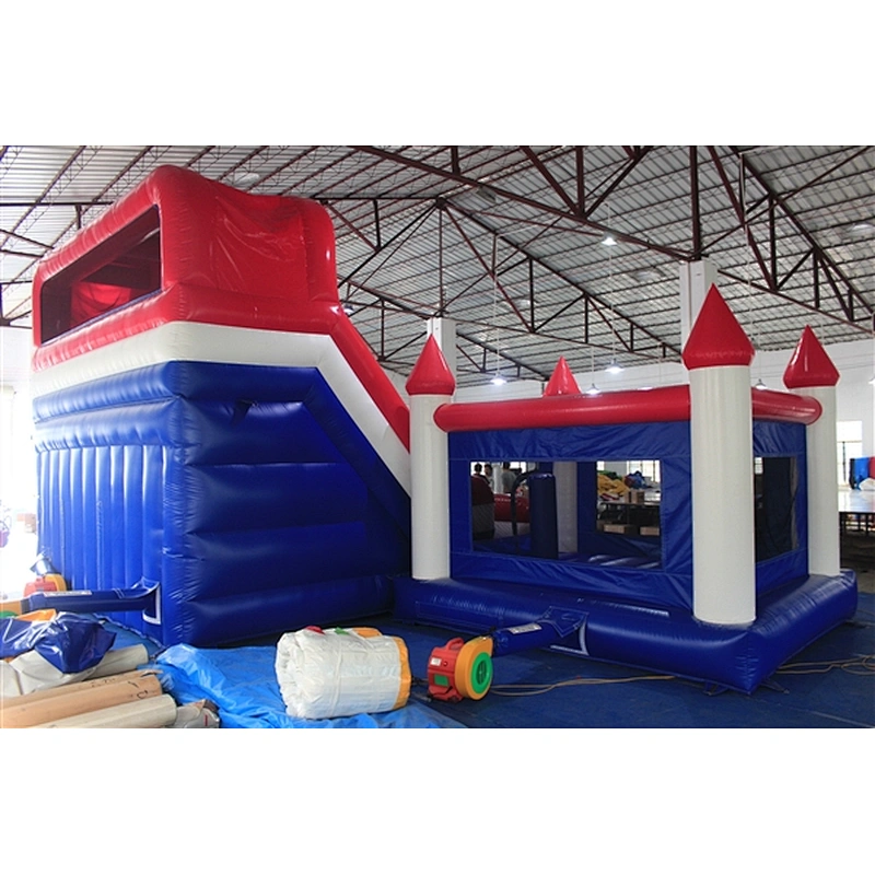 bouncer with slide jumping castle&basic castle&Inflatable Combo-5x5.6M+4x4M