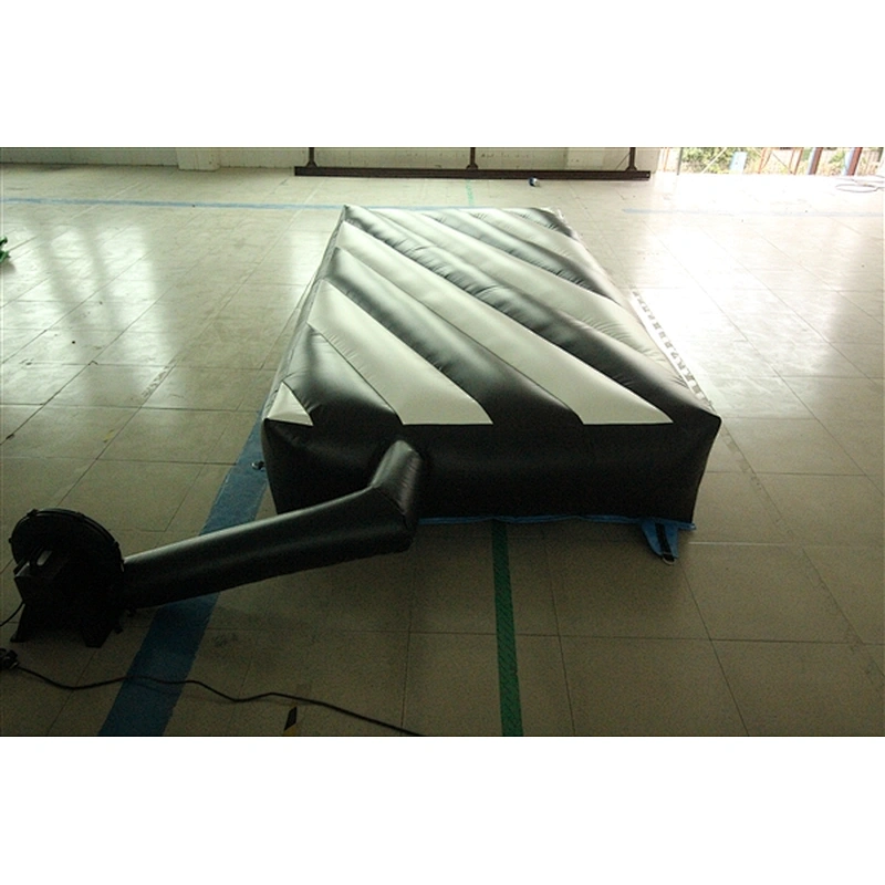 black and white stripes inflatable sports-1.7x3.3x0.5M