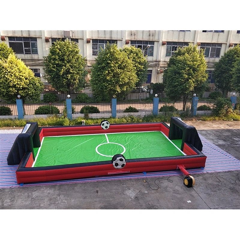 High Quality inflatable human table soccer inflatable soccer field inflatable sport games for sale-12x6m