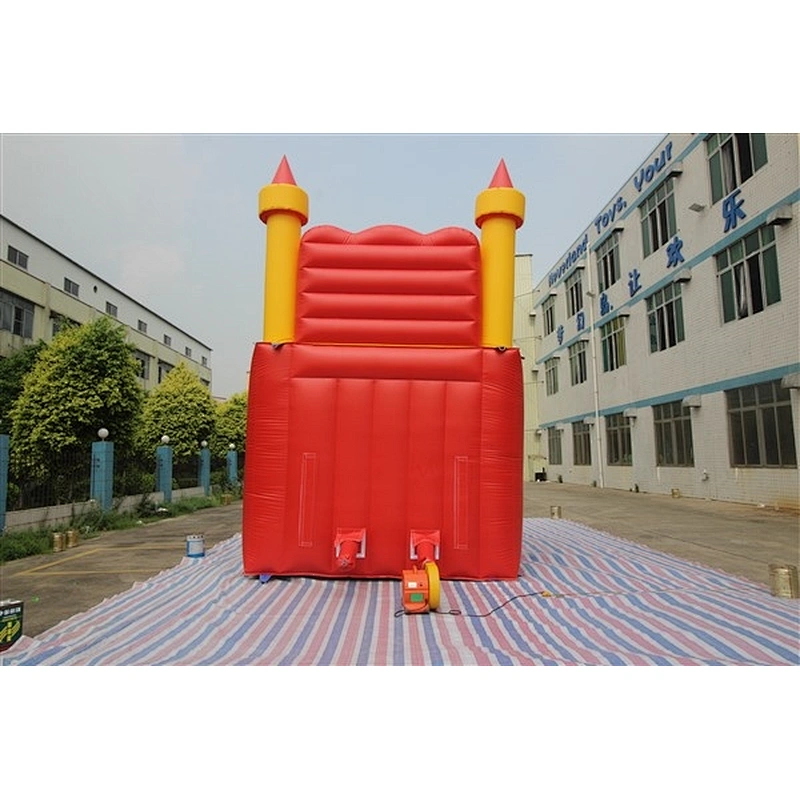 red yellow inflatable bouncer slide basic slide  Inflatable Slide-7x3.4M