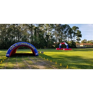 Inflatable color run tent-8.5x4.5x2.5M