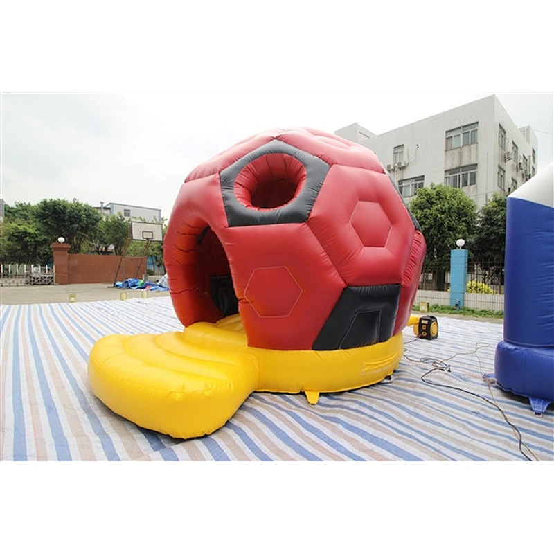 red soccer jumping castle jumping bouncer Inflatable Bouncer-4.5x4M