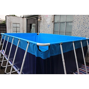 Customized Metal Frame Outdoor Adult Size Inflatable Pool For Sale