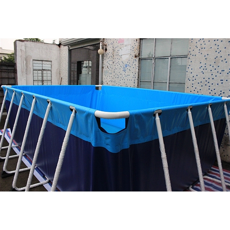 Customized Metal Frame Outdoor Adult Size Inflatable Pool For Sale