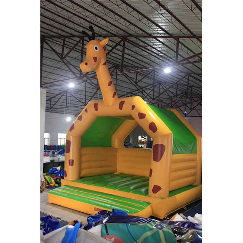 cute giraffe jumping castle jumping bouncer Inflatable Bouncer-4.7x4.7x5M