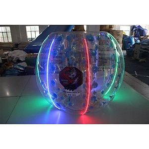 Colorful LED bubble ball human inflatable bumper bubble ball inflatable ball with led light-1.5m