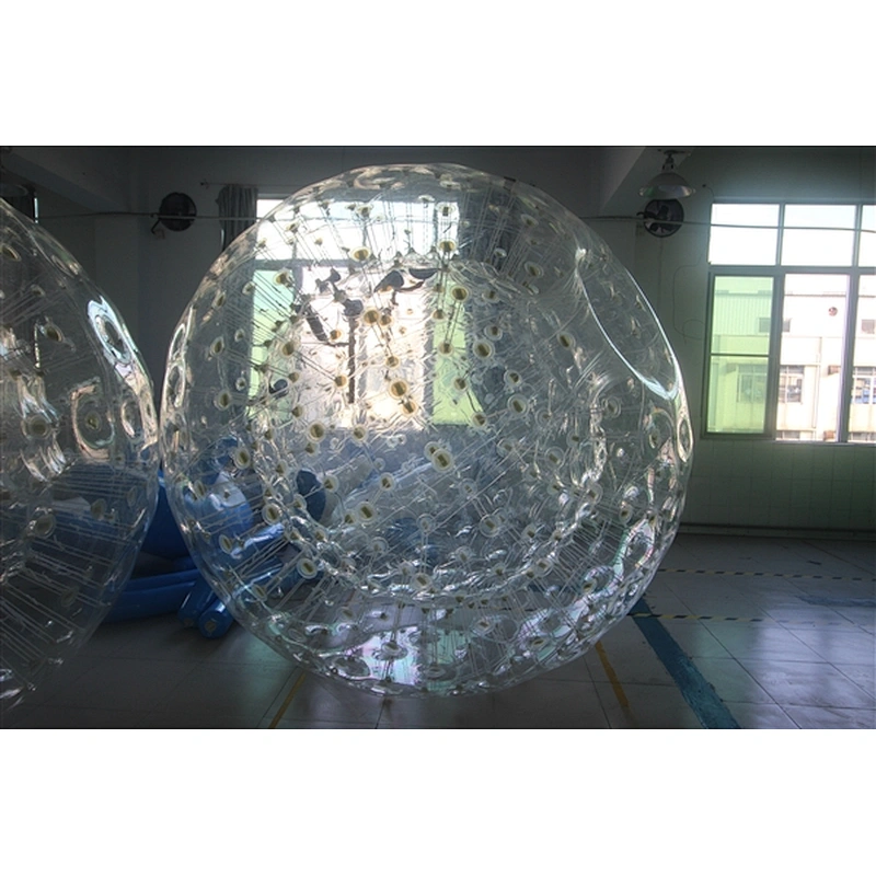 walking Balls Latest Kids Aqua Bubble Water Roller Rolling Zorb Wrecking Ball Volleyball Court Inflatable Human Balloon For Sale-2.4m