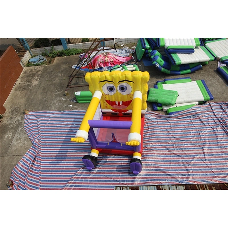 sitting Spongebob jumping castle jumping bouncer  Inflatable Bouncer-4x3M(main body3x3M)