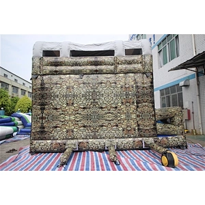 Trunk texture bouncer with slide jumping castle&Inflatable Combo-6x6x5M