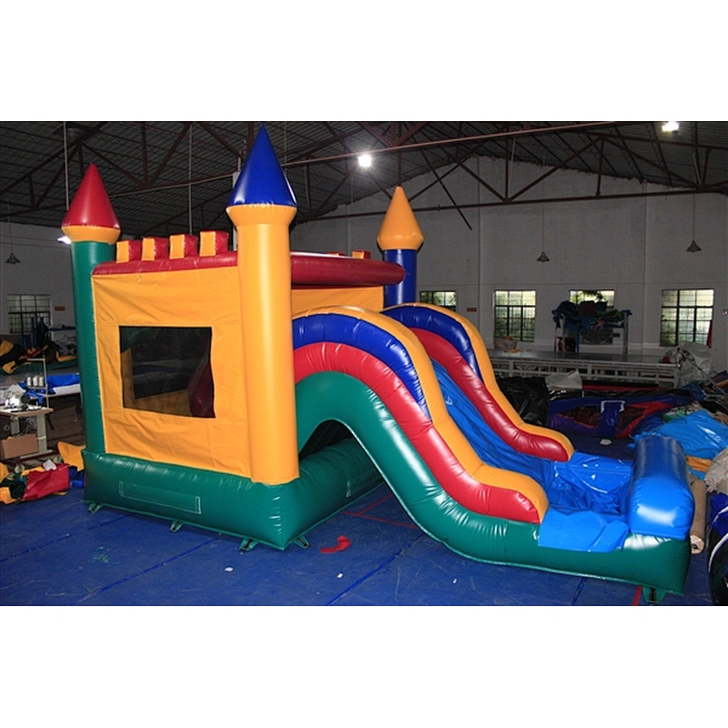 bouncer with slide jumping castle&basic castle&Inflatable Combo-6.4x3.6x4M