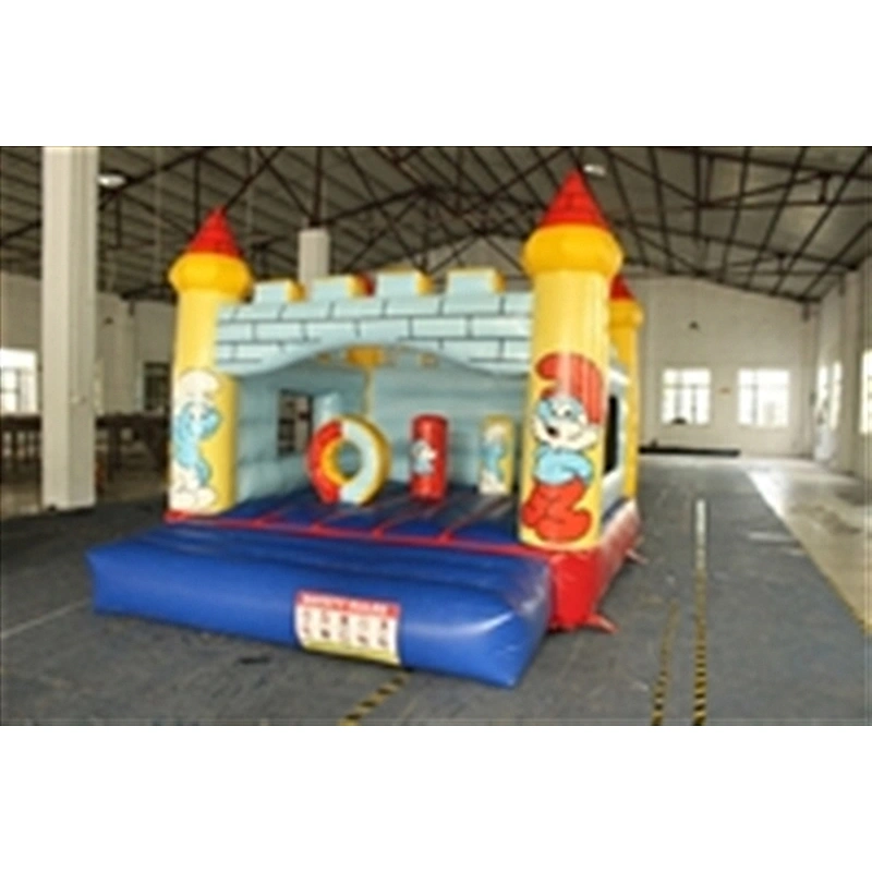 The Smurfs jumping castle jumping bouncer inflatable castle Inflatable Bouncer-4x3.2M