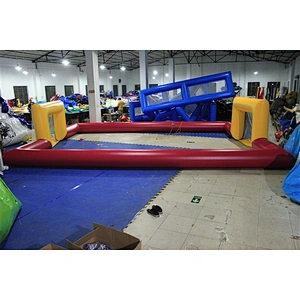 High Quality inflatable human table soccer inflatable soccer field inflatable sport games for sale-6x8m