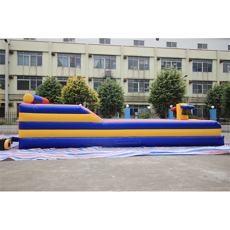 Customized 2 lane inflatable bungee run / inflatable sport games for sale-9.14x3.35x2.4m