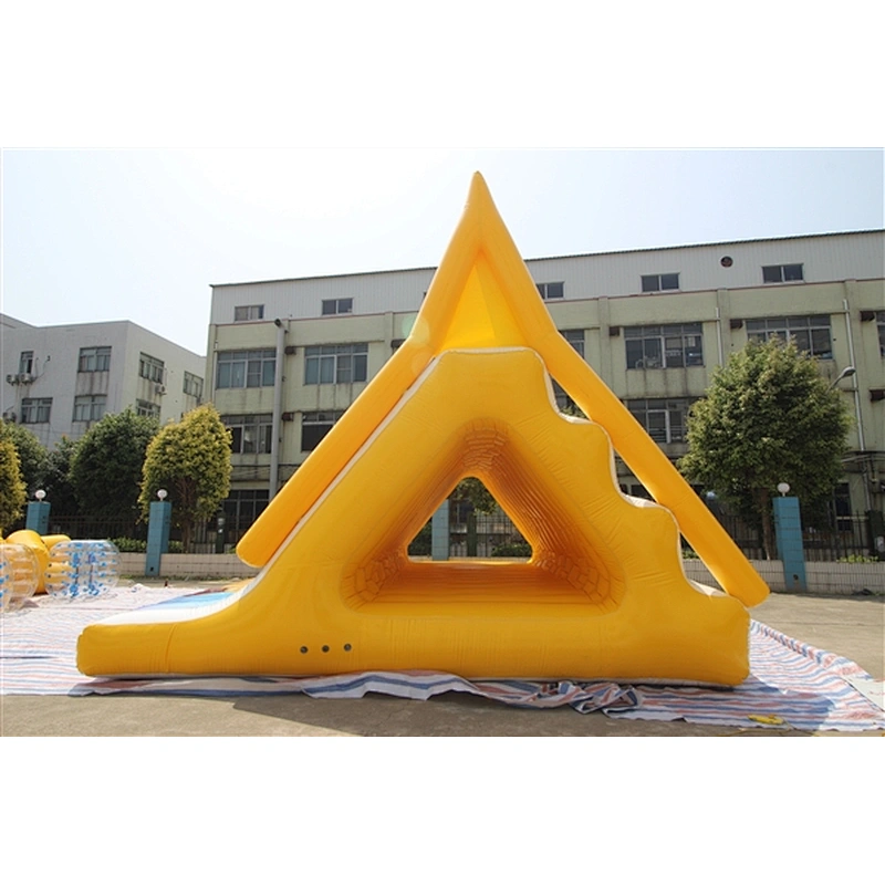 Triangle slide products Inflatable water park equipment ,inflatable water play equipment for water park-6x6x5m
