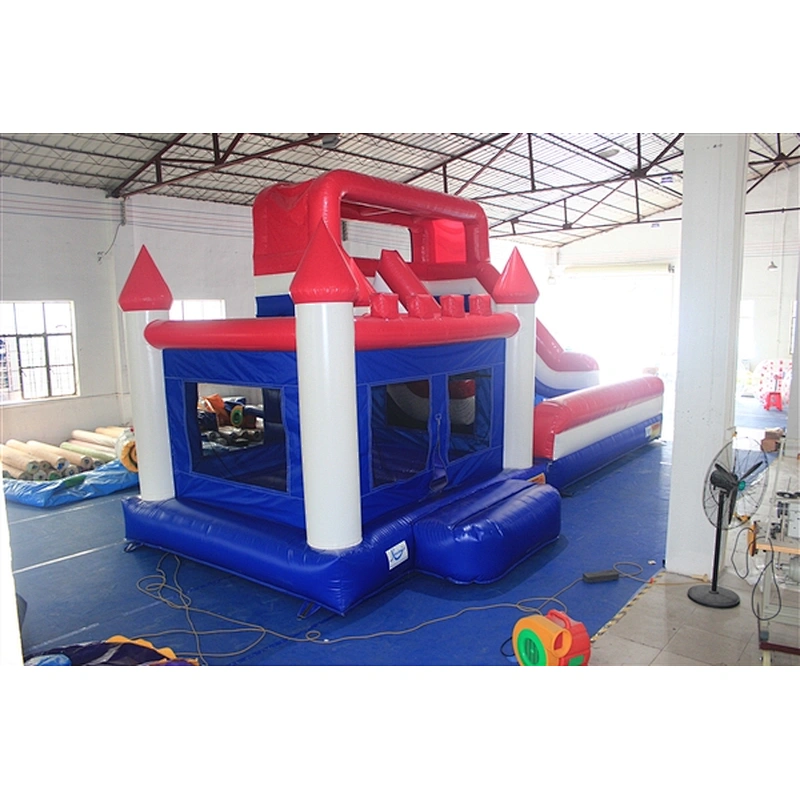 bouncer with slide jumping castle&basic castle&Inflatable Combo-5x5.6M+4x4M