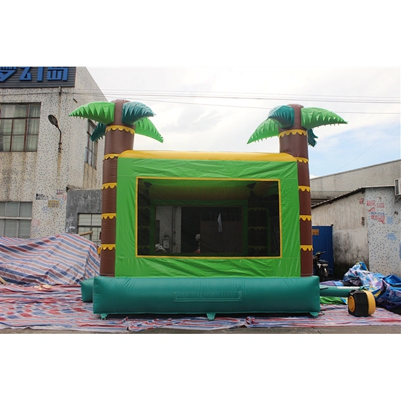 hawaii bouncer coconut tree tropical style inflatable jumping castle& Inflatable Bouncer Inflatable Bouncer-4x4x4m