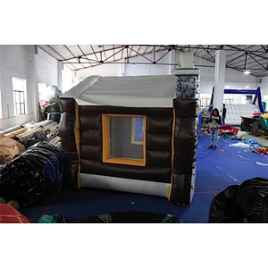 Hot sale giant inflatable santa grotto for your choice-2.5x2.5x2M