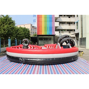 attractive live driving car racing New design go kart inflatable circuit racing track for sporting events, inflatable race track for sale inflatable sports-10x7.7m