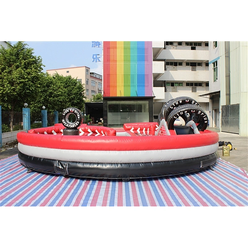 attractive live driving car racing New design go kart inflatable circuit racing track for sporting events, inflatable race track for sale inflatable sports-10x7.7m