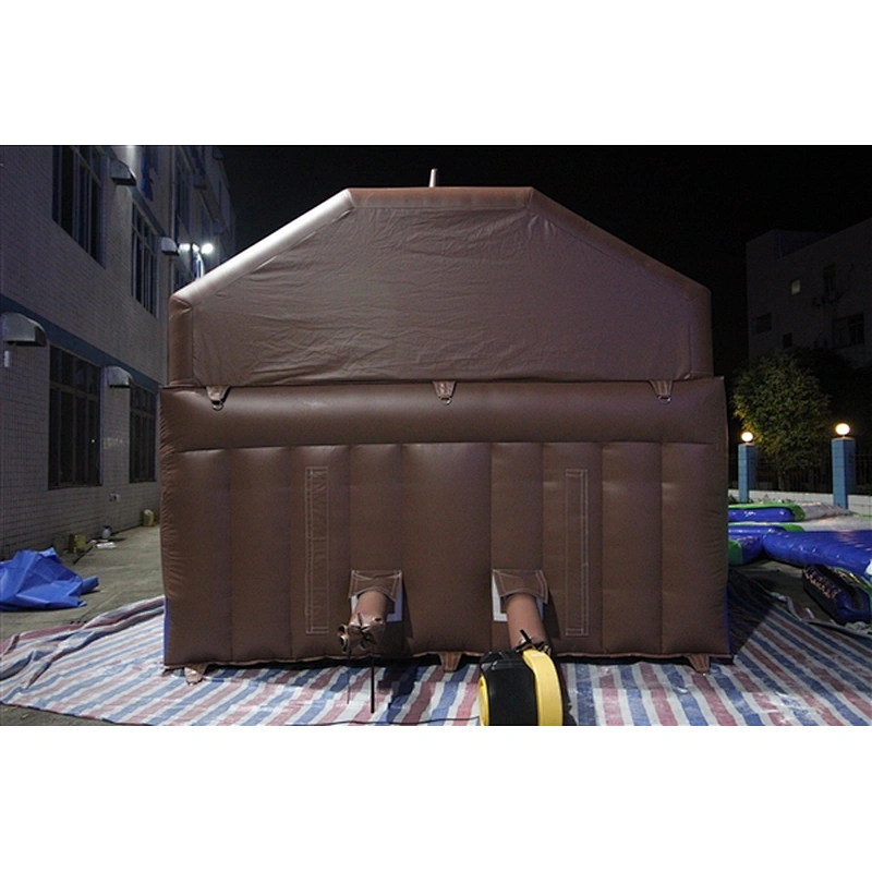 brown pirate ship inflatable bouncer slide Inflatable Slide-8x4x5M