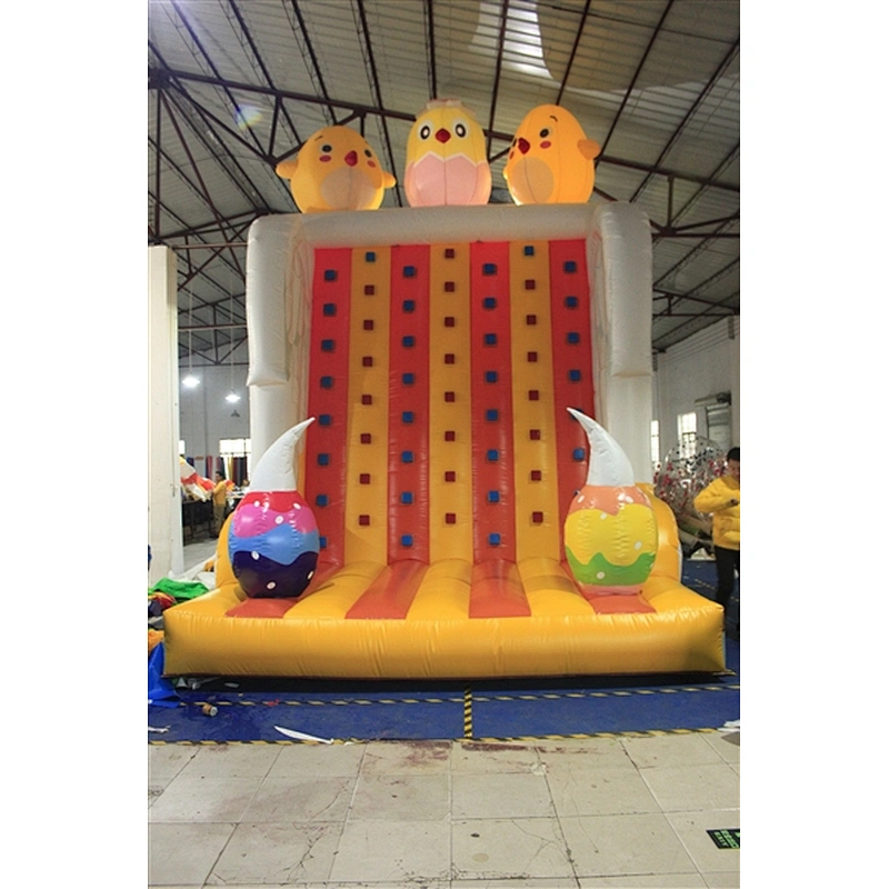 cute chick rock climbing bouncer with slide inflatable combo obstacle course inflatable inflatable obstacle inflatable obstacle course-slide14x6x5.5+rock climbing4.5x4.5x6+bouncer 3m+big cock3m+chick1.5m+arch5.5x1.5x3.5m