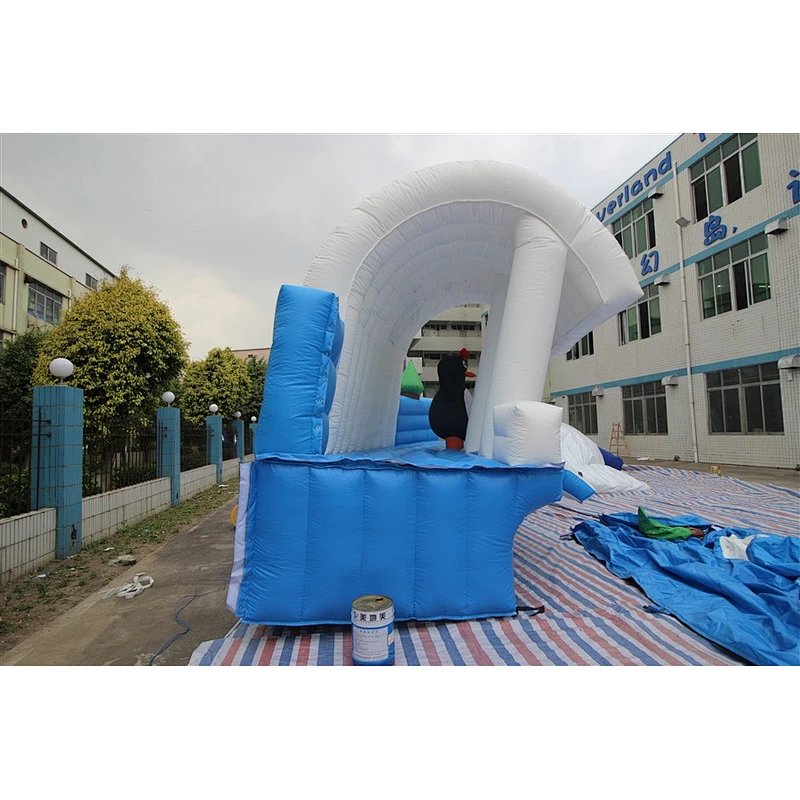 Water Slide For Adult Large Swimming Pool Water Park Pop For Sale-21.5x21.5m