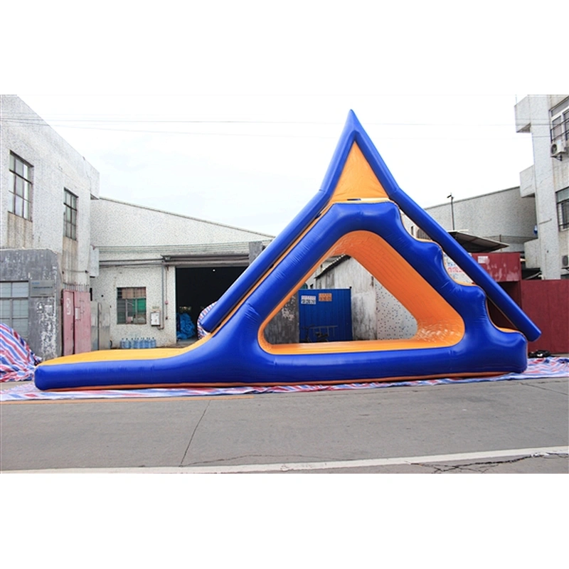 Triangle slide products Inflatable water park equipment ,inflatable water play equipment for water park-9x2.7x5+2x3x0.7