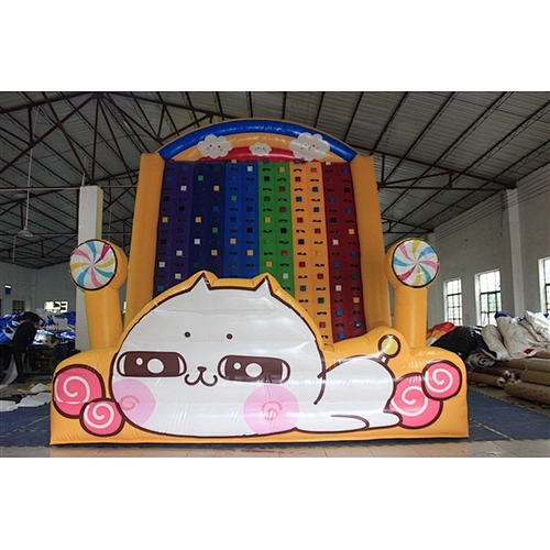 Customized Inflatable Floating Climbing wall, Inflatable Climbing Wall inflatable mountain climbing for sale-6x5x6M