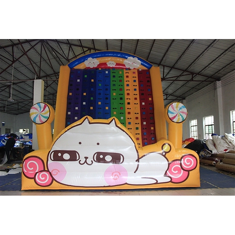Customized Inflatable Floating Climbing wall, Inflatable Climbing Wall inflatable mountain climbing for sale-6x5x6M