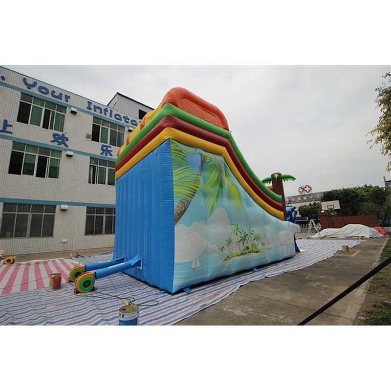inflatable slide named Lane Climb Slide can be customized giant inflatable water slide for sale-8x5x5m