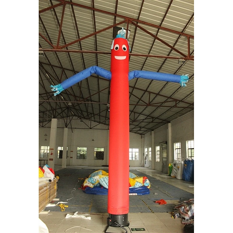 Cube Advertising Shape Sky Best Quality Inflatable Air Dancer-4m